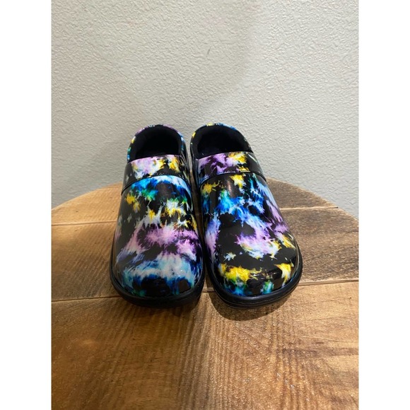 KLOGS Women's Mission Tie Dye Patent Leather Clog size 8 - Picture 2 of 8